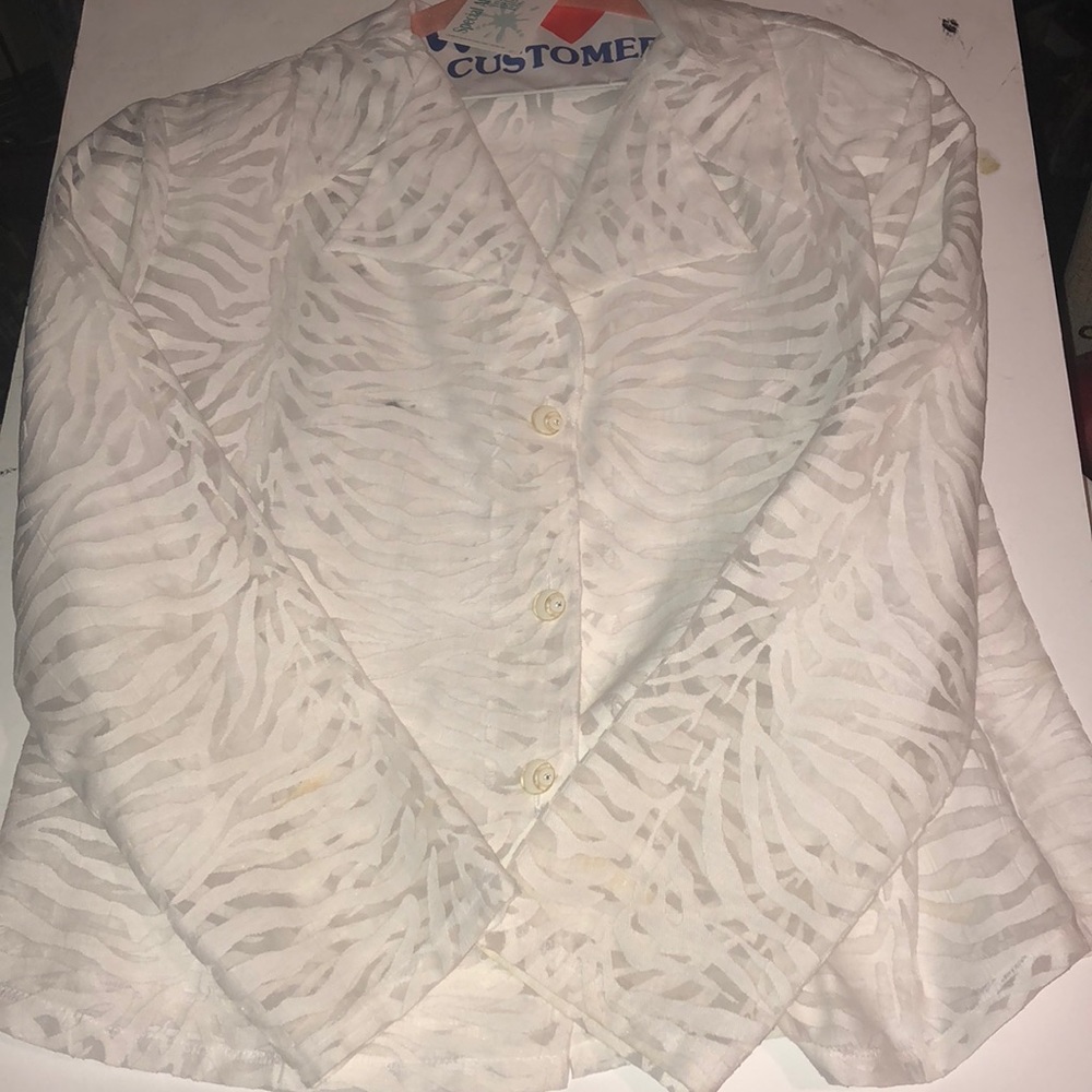 White cocktail dressy lace buttons